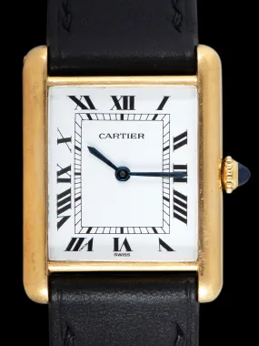 1980s Cartier Tank LC (Ref. 78086) 18K YG