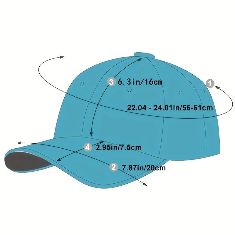 1pc Stylish Men's PU Leather Baseball Cap, Ideal Gift Choice for Any Occasion