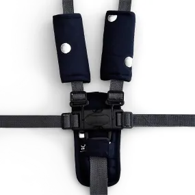 3 Piece Harness Cover Set - Black/Silver Spots