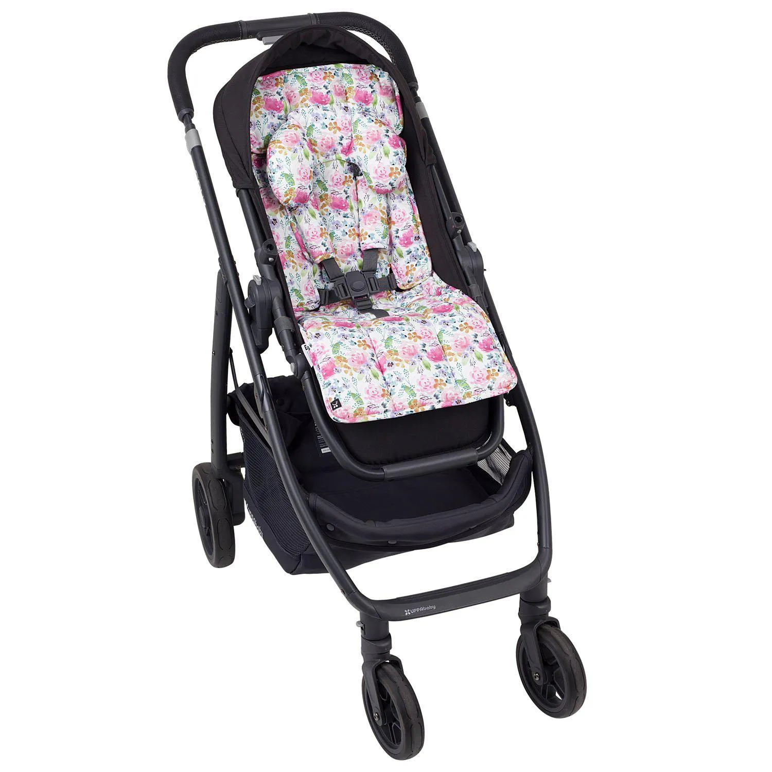 4 Piece Pram Accessories Set - Floral Delight