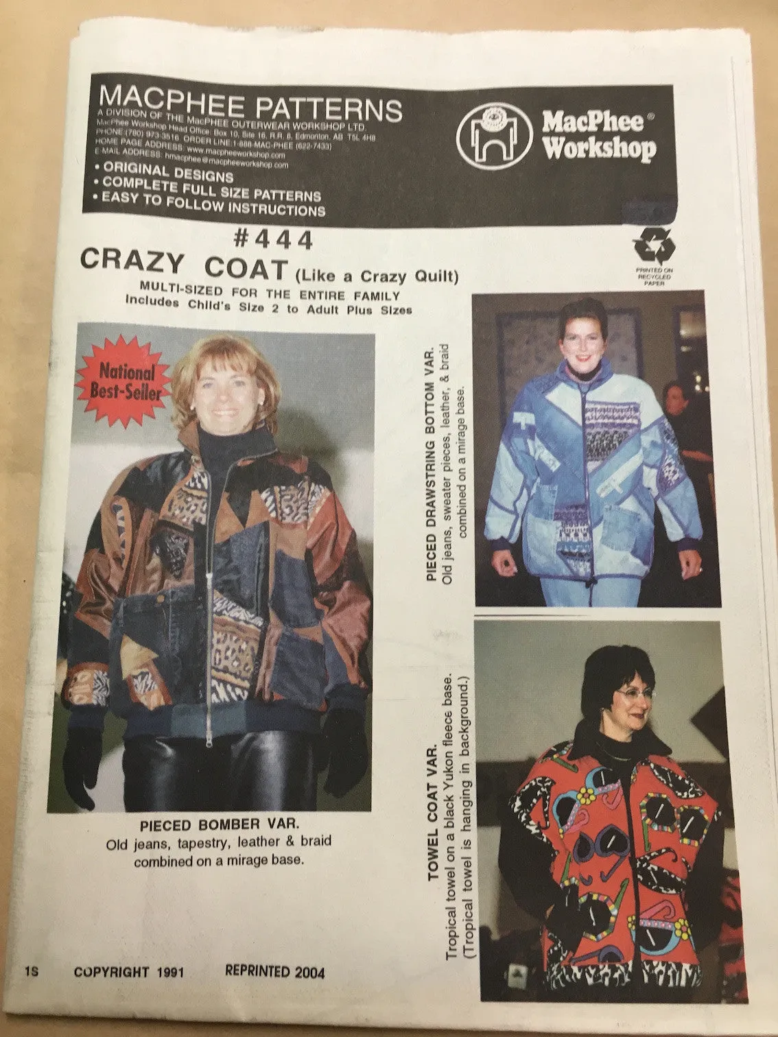 #444 CRAZY COAT