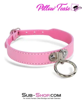 4703DL      Princess Pink Dainty Ring Bondage Collar