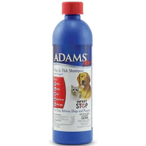 ADAMS - Flea and Tick Shampoo with Precor for Dogs and Cats - 12 fl. oz. (354 ml)