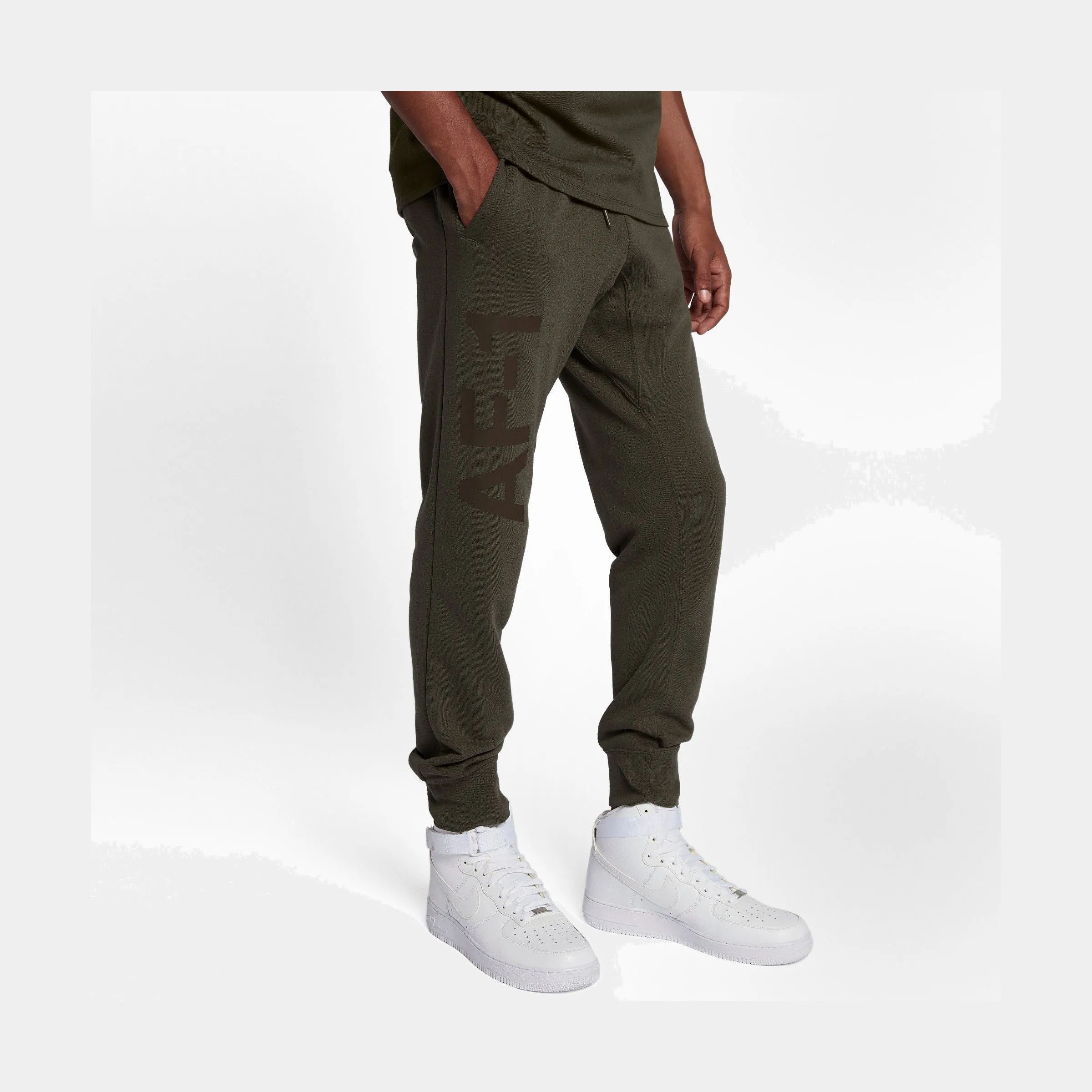 Air Force 1 Mens Jogger Pants (Khaki Green)