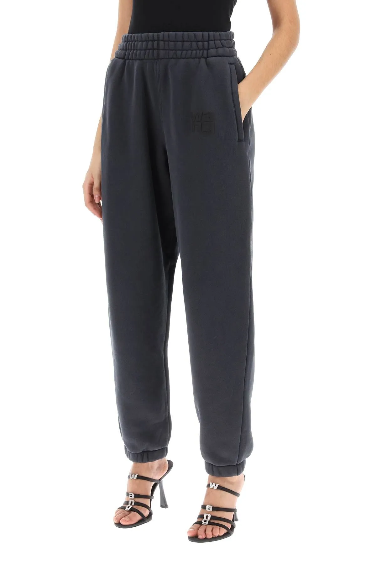 Alexander Wang Joggers With Puff Logo (Size - Xs)