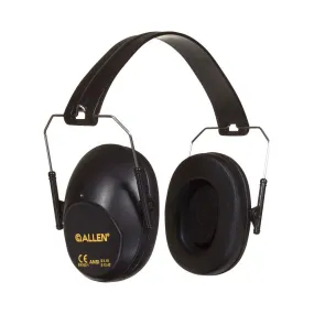 Allen Reaction Lo-Profile Earmuffs, 26 dB NRR, Black