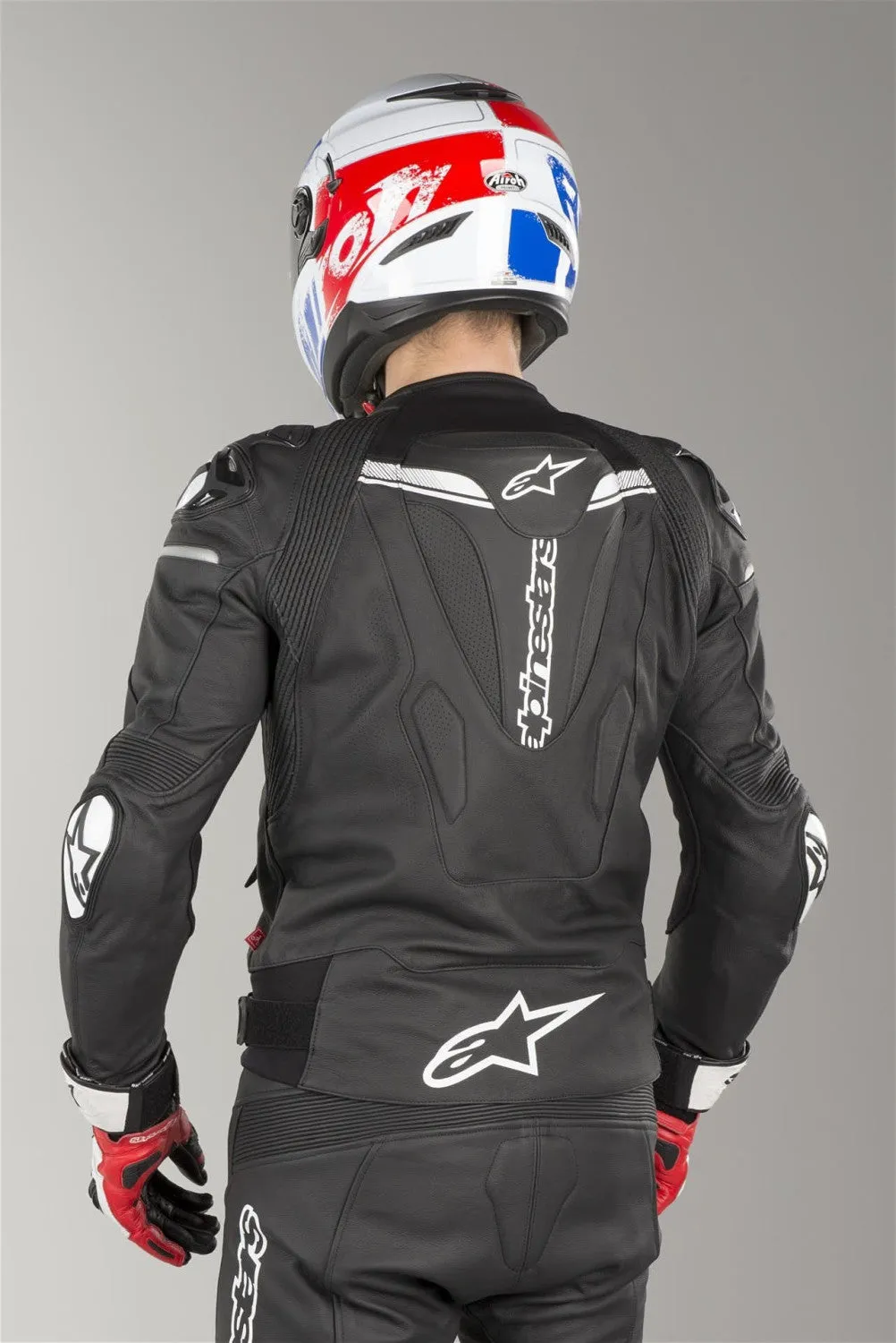 AlpineStars  ATEM V 3  Men's Cowhide Leather Motorcycle/Motorbike Leather Jacket All Year