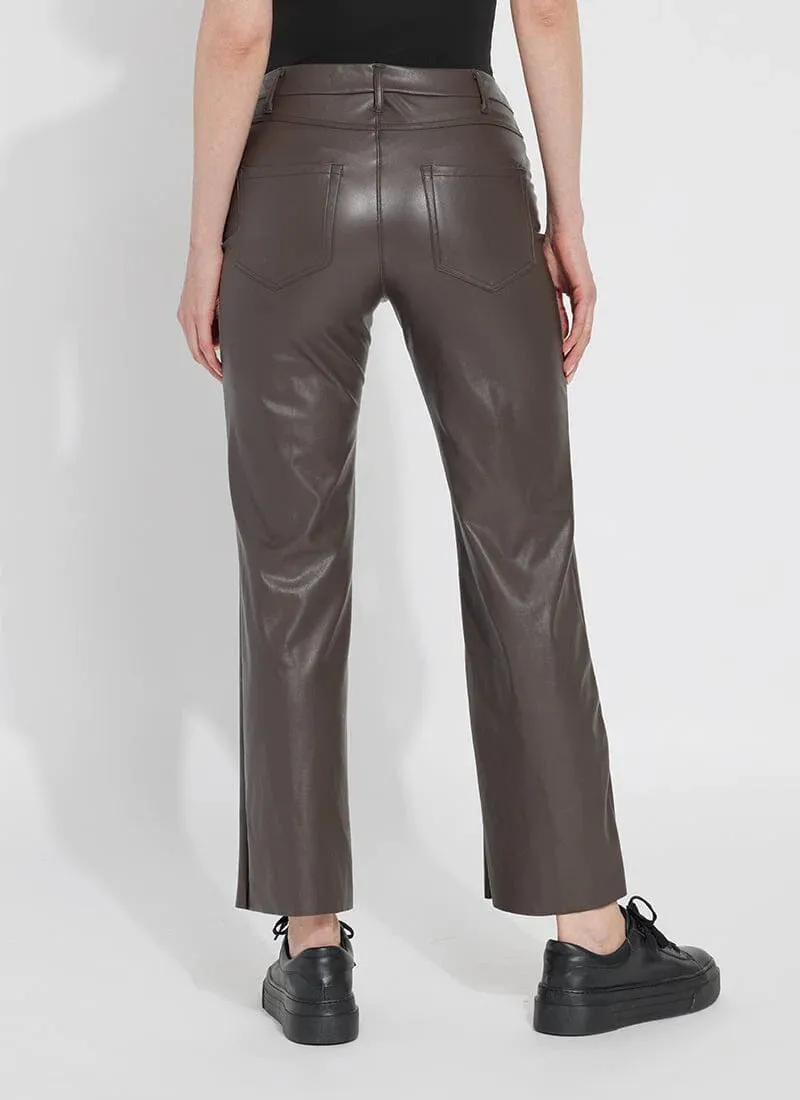 Amara Straight Pant - Rich Cocoa