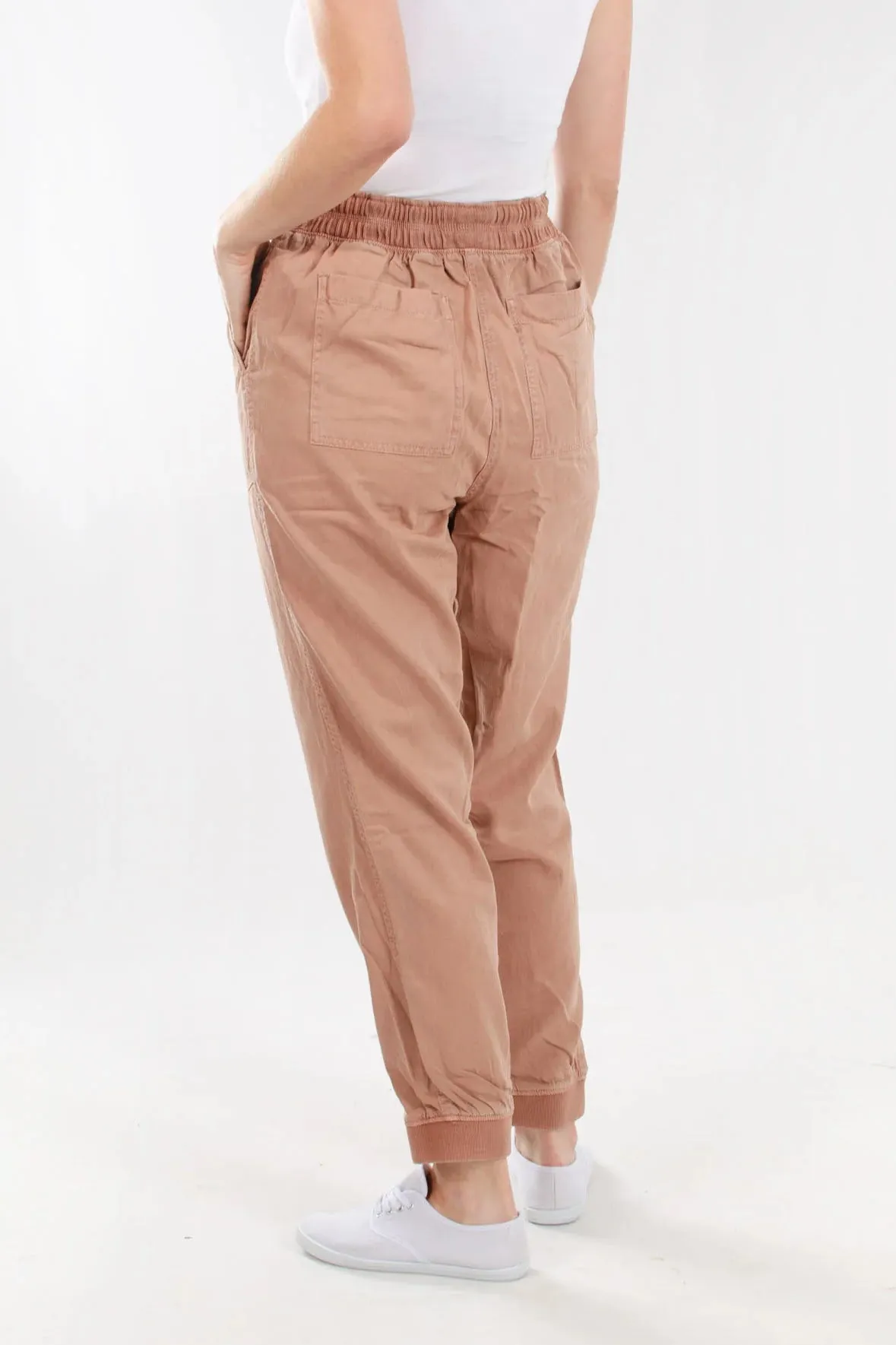 Ankle Cuff Jogger Pants