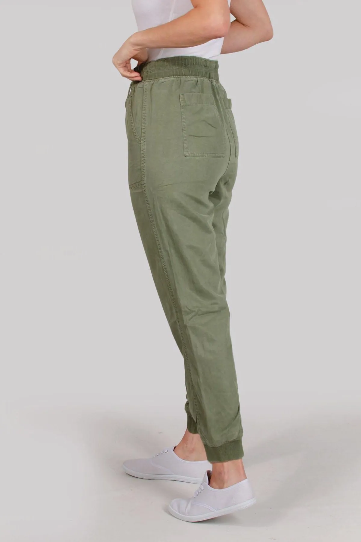 Ankle Cuff Jogger Pants