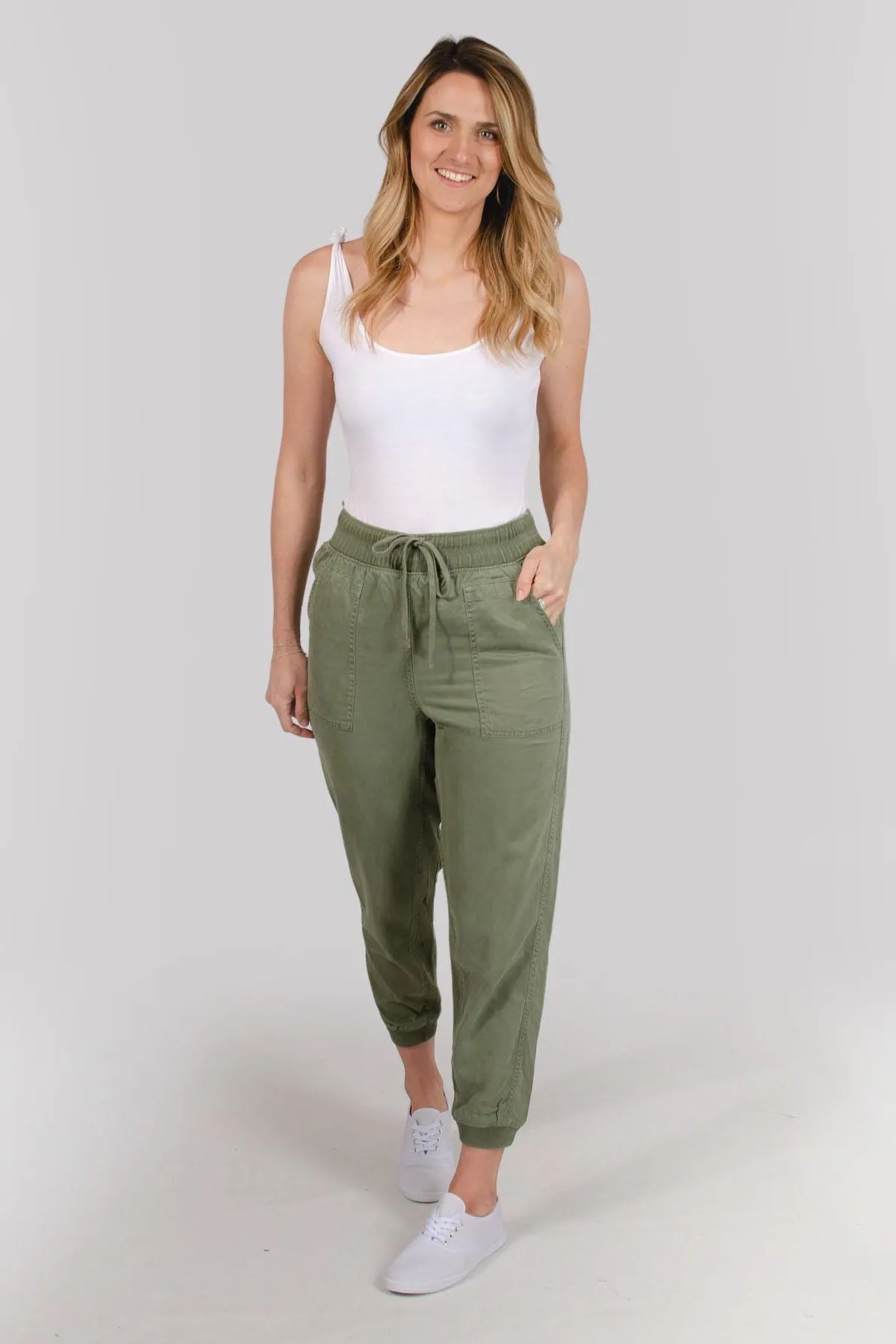 Ankle Cuff Jogger Pants