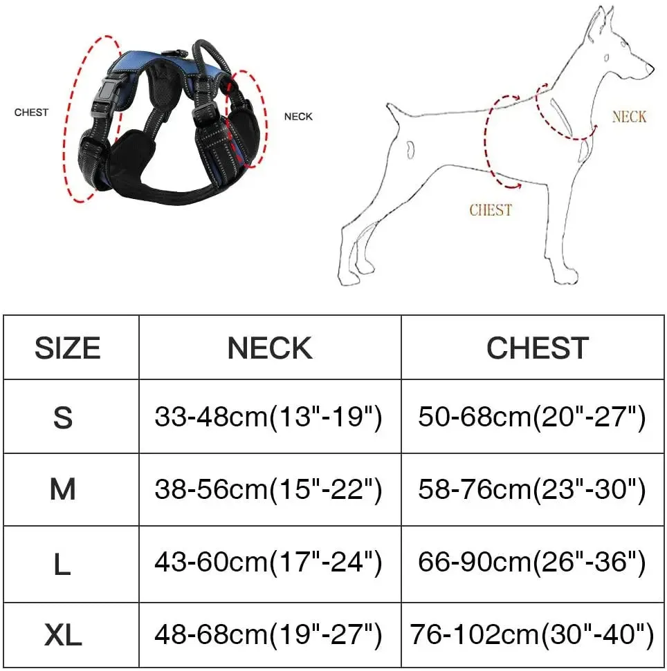 Anniepaw No Pull Dog Harness: Breathable Reflective for Outdoor Training Small to Large Dogs