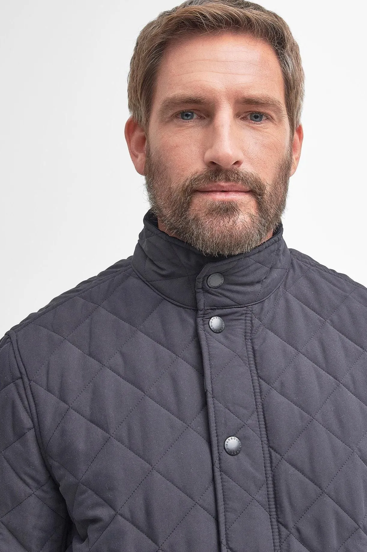 Barbour Quilted jacket-Shoveler-Dark Navy-MQU0784NY91