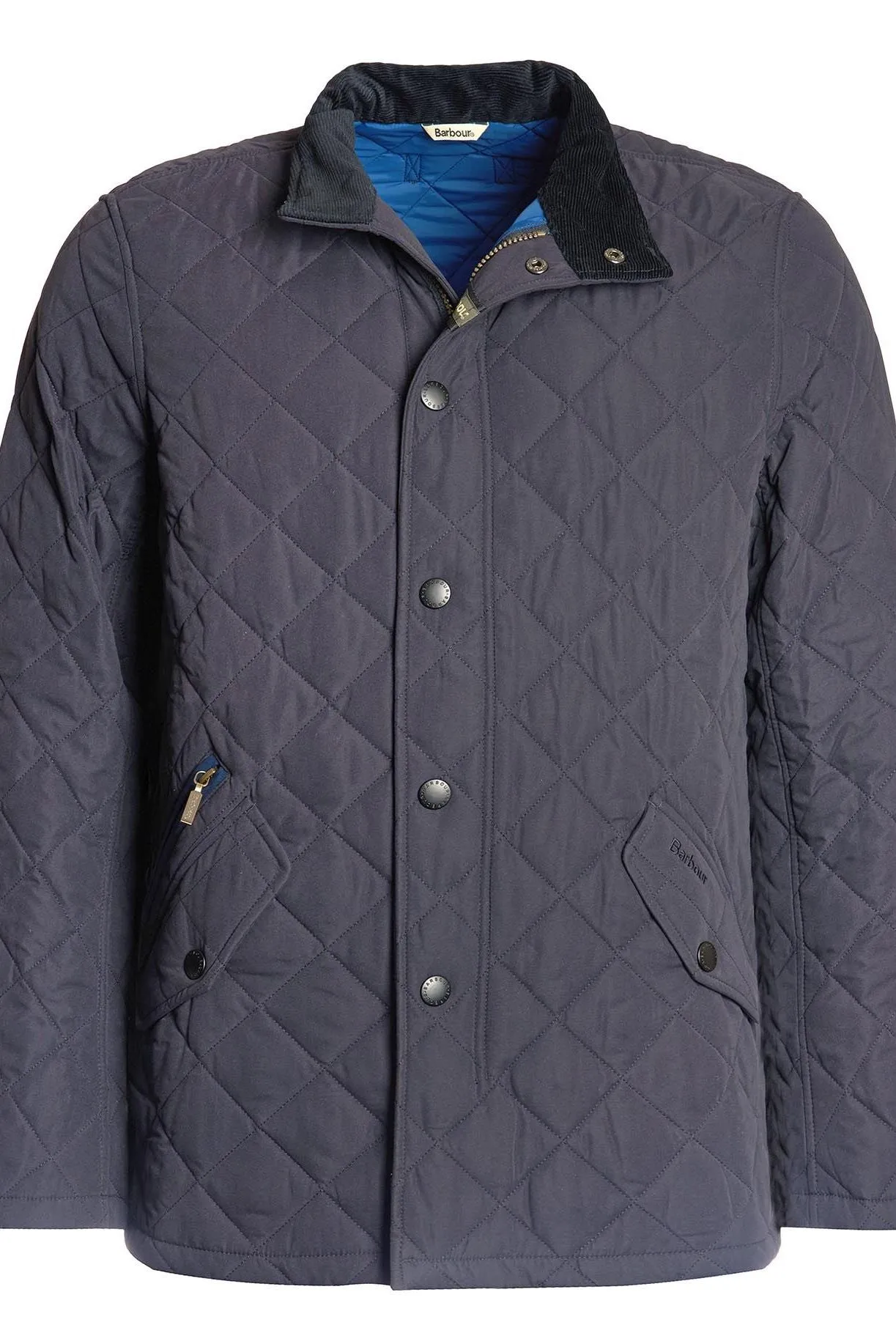 Barbour Quilted jacket-Shoveler-Dark Navy-MQU0784NY91