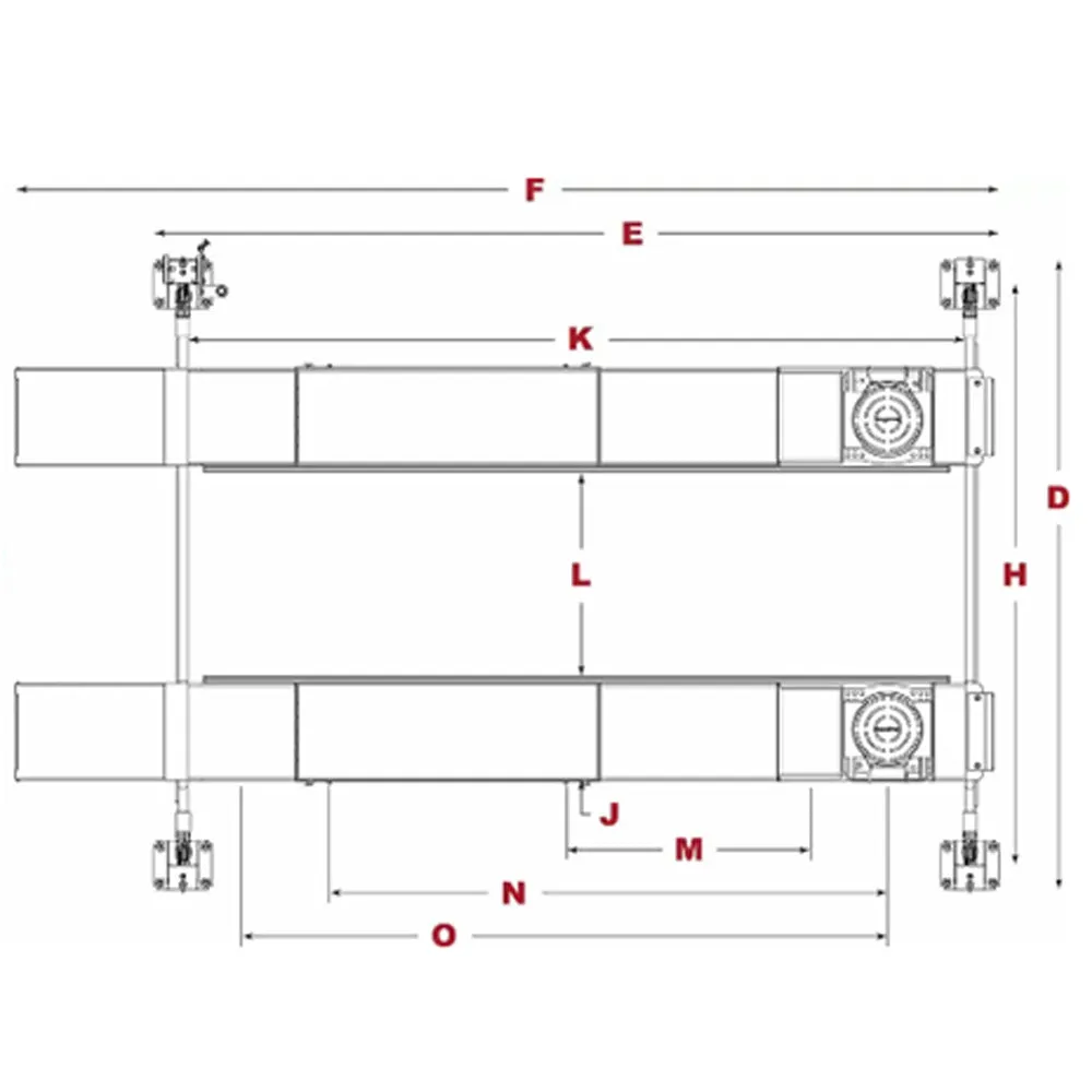 BendPak HD-9AE 9,000-lb. Capacity / Alignment Lift / Includes Turnplates and Slip Plates