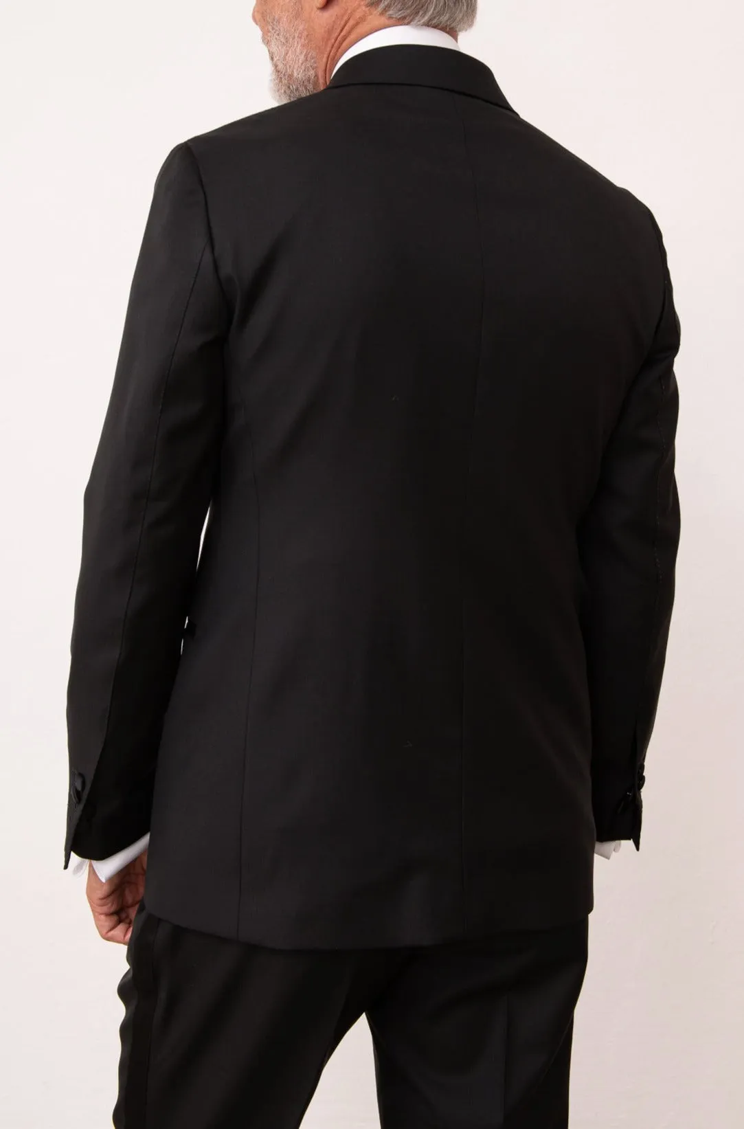 Black double breasted tuxedo - Made in Italy