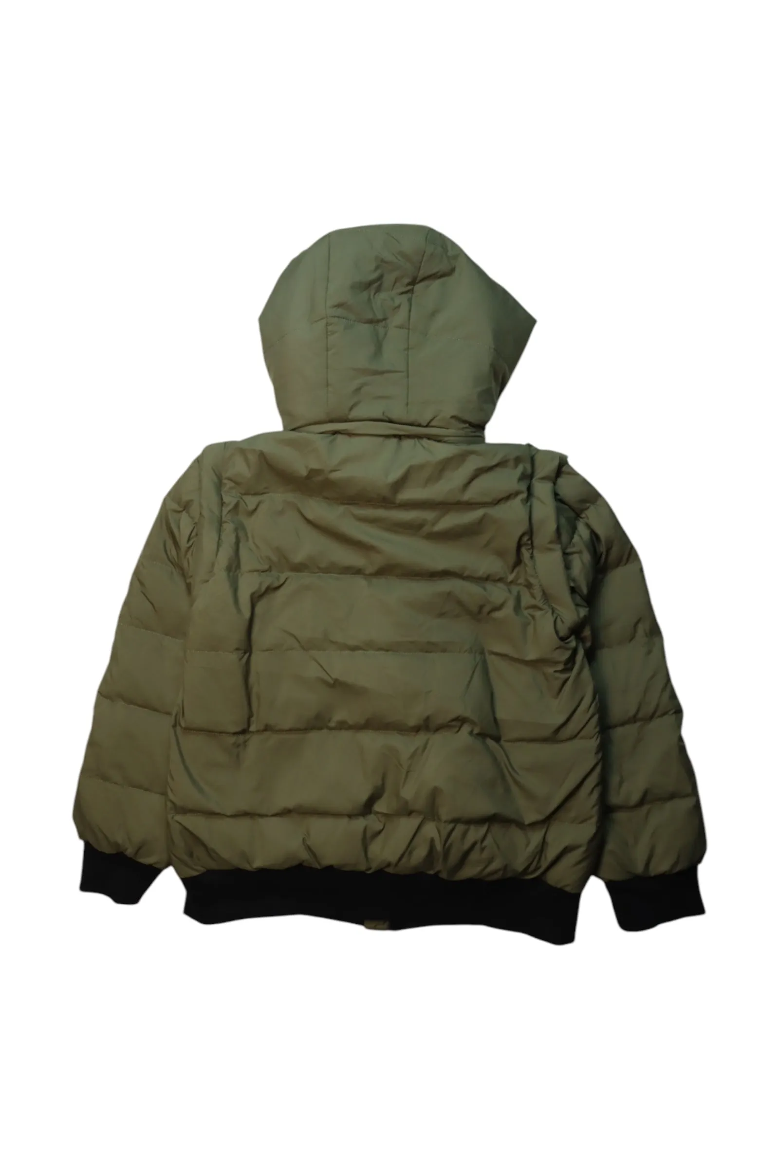 Bora Aksu Quilted Hooded Jacket - Size 8Y