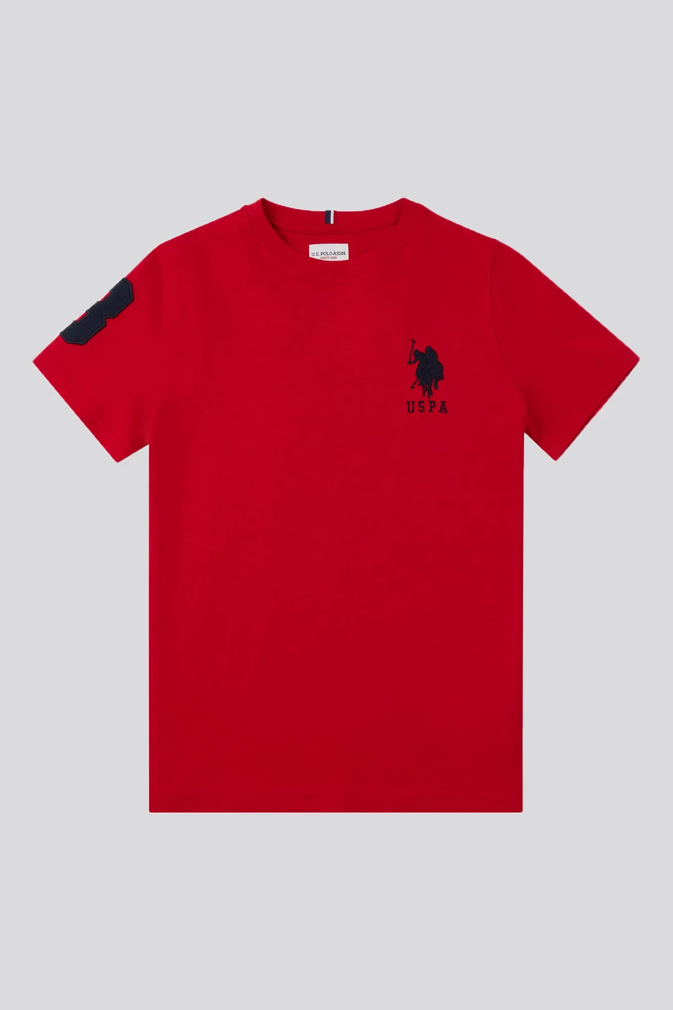 Boys Player 3 T-Shirt in Haute Red