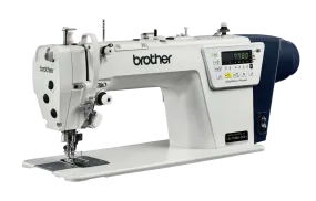 BROTHER S-7780A Single Needle Direct Drive Lock Stitcher with Side Cutter, Electronic Feeding System and Thread Trimmer Complete Set With Table , Stand and Castor Wheels S-7780A-503  ; 1/4 inch