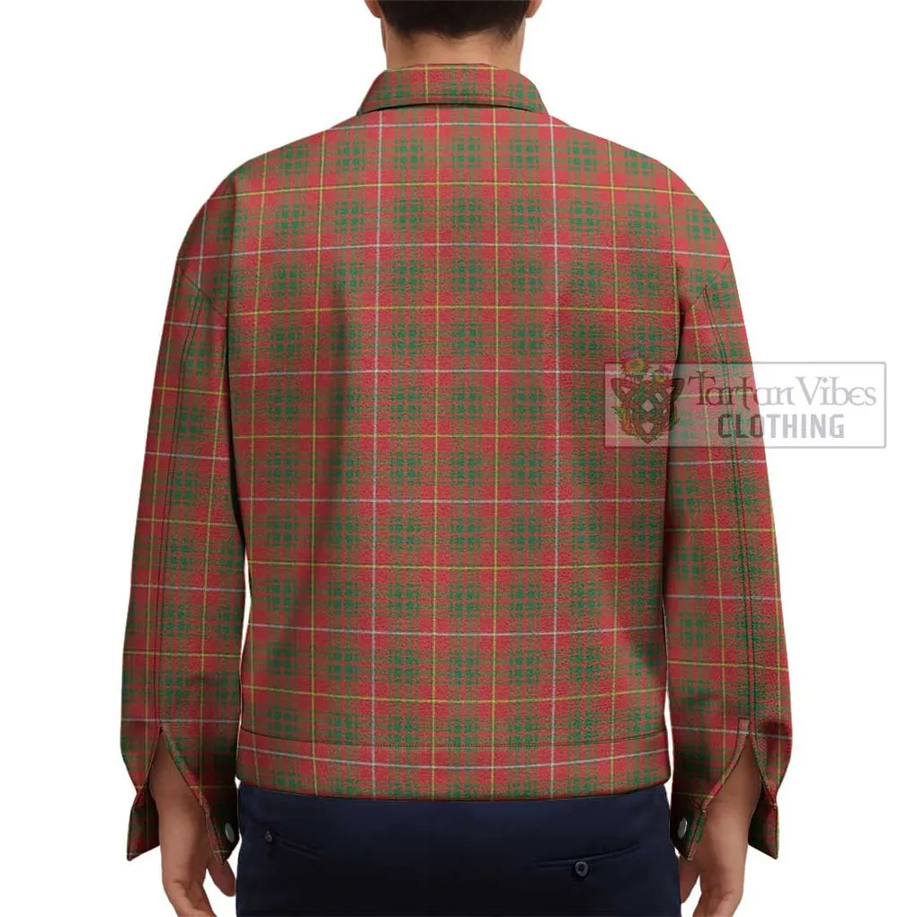 Bruce Modern Tartan Unisex Lapel Cotton Jacket