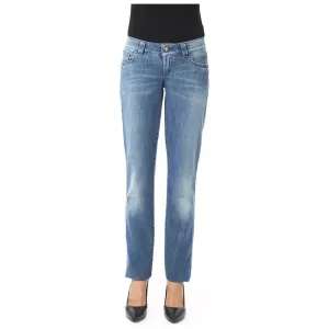 BYBLOS Blue Cotton Women Jeans