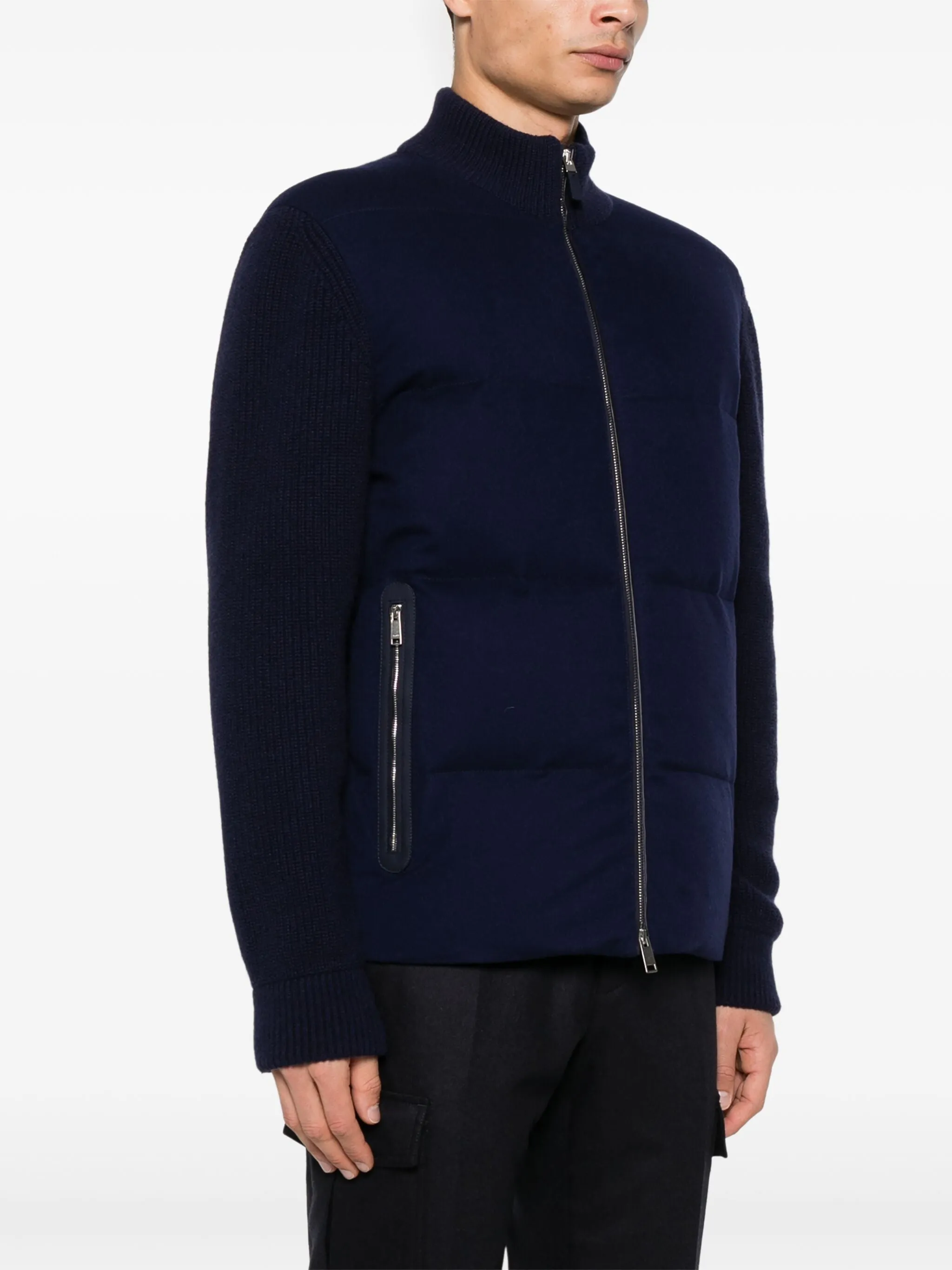 Cashmere Puffer Jacket