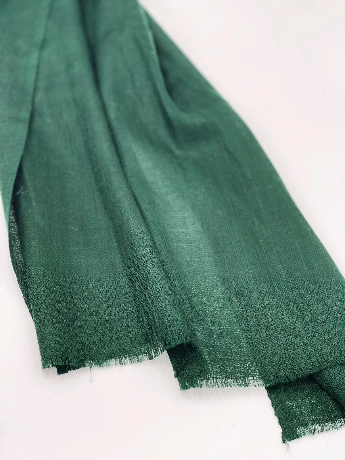 Cashmere Scarf - FOREST GREEN