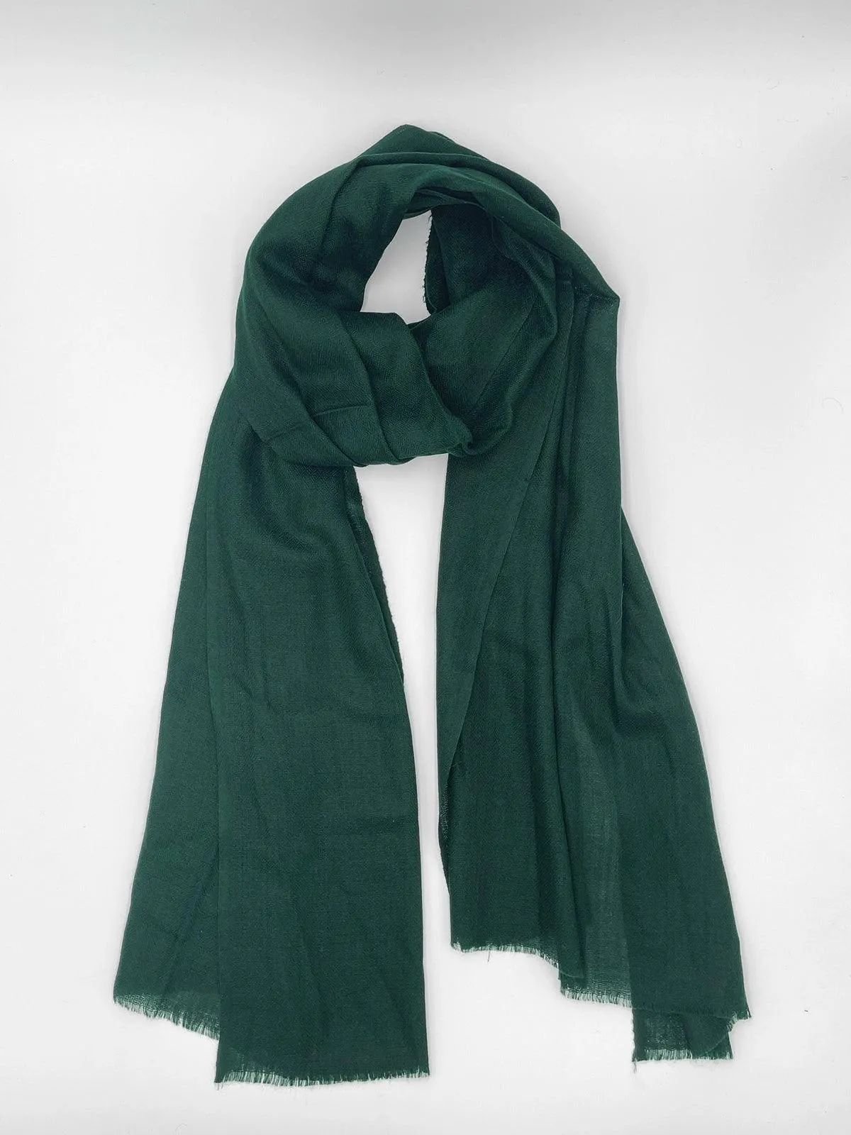 Cashmere Scarf - FOREST GREEN