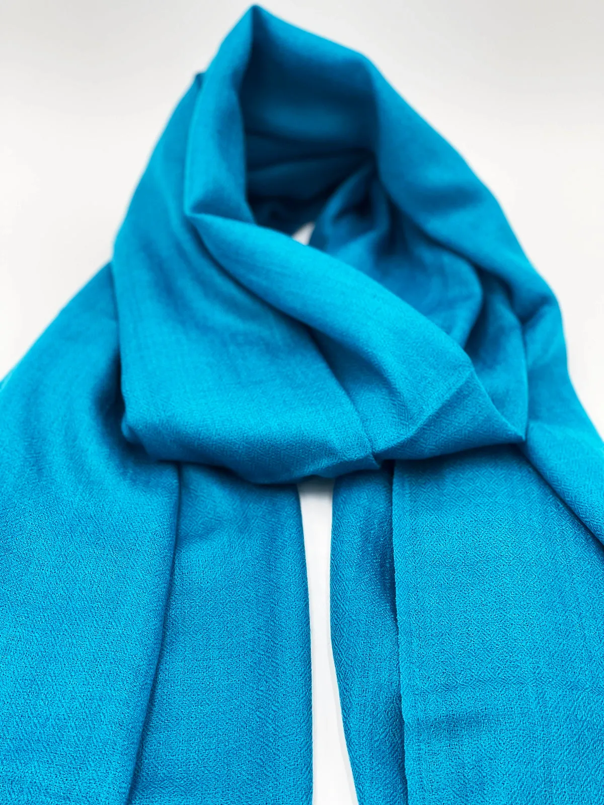 Cashmere Scarf - TURKISH BLUE