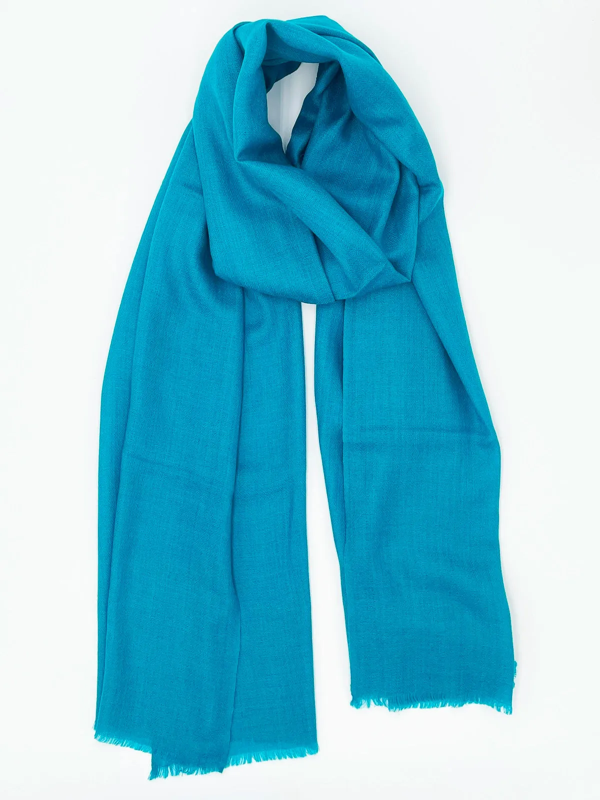 Cashmere Scarf - TURKISH BLUE