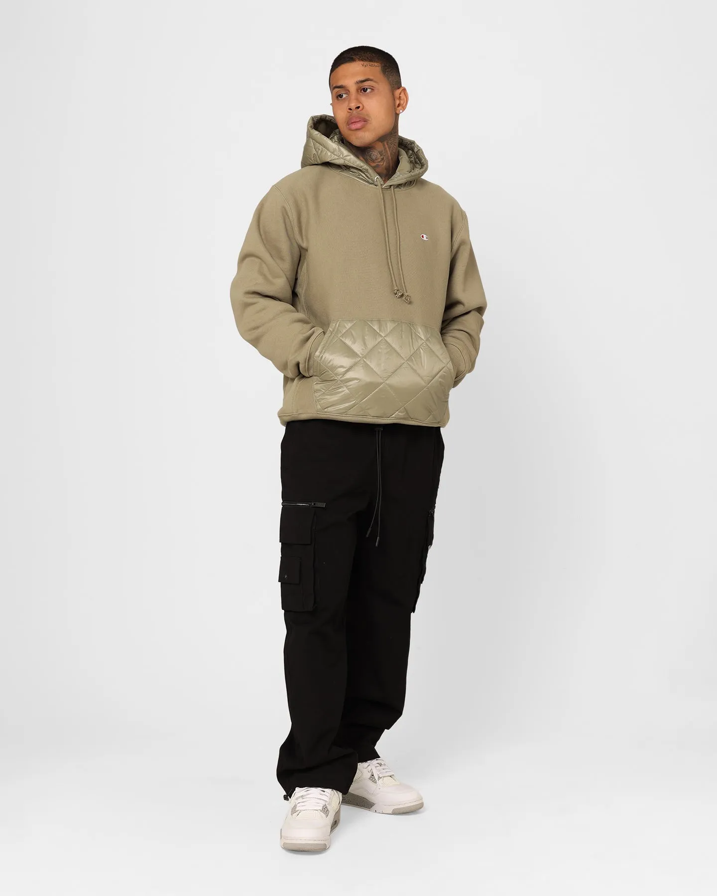 Champion Reverse Weave Puffer Hoodie Wuhoo