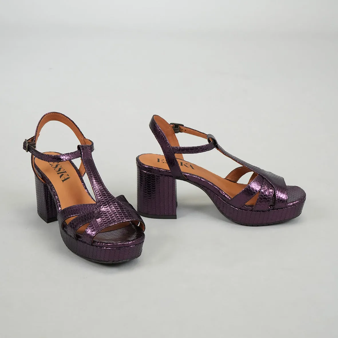 Charlie Metallic Plum