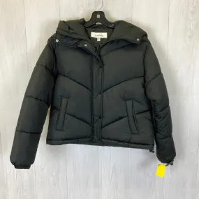 Coat Puffer & Quilted By Sebby In Black, Size: S