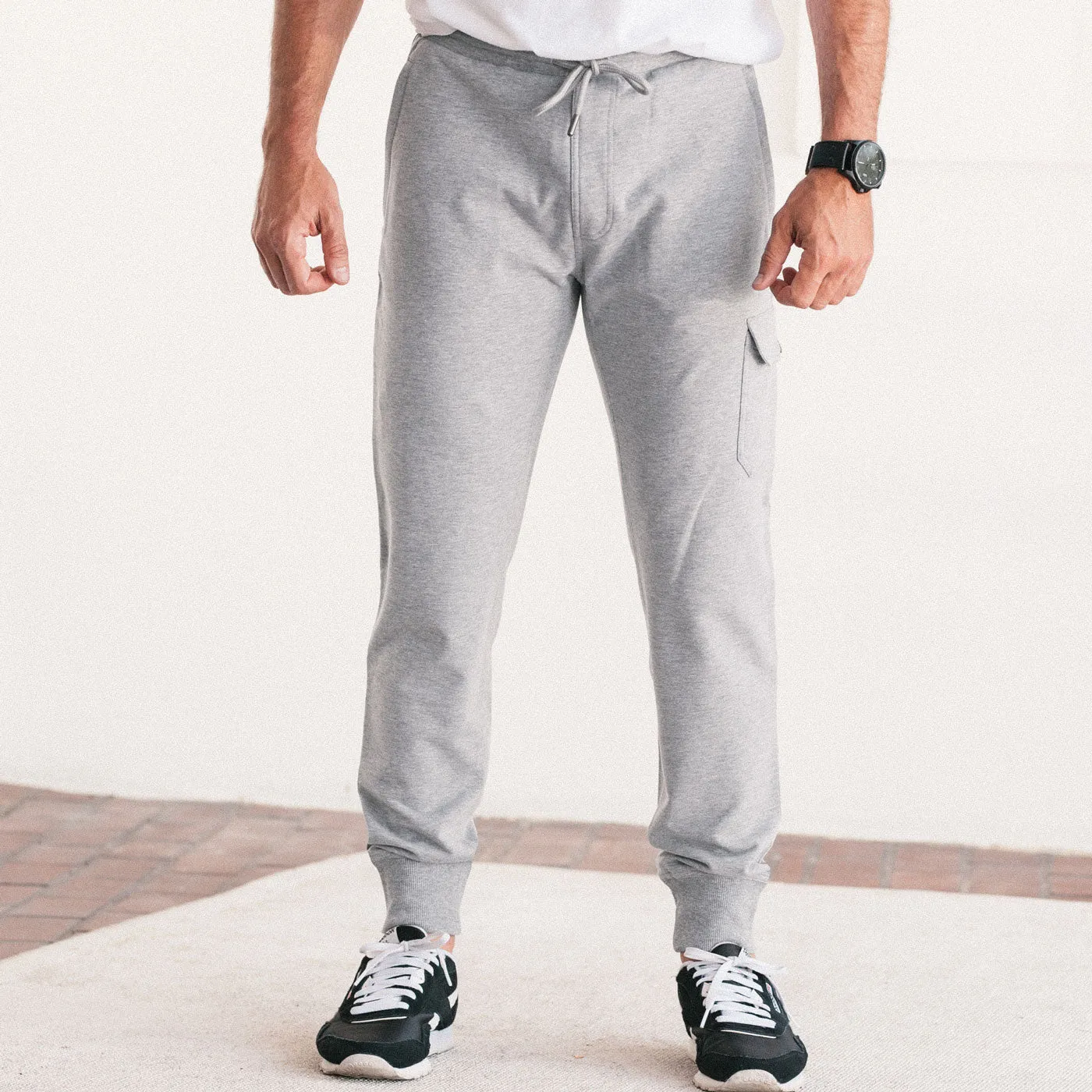 Constructor Joggers –  Granite Gray Cotton French Terry