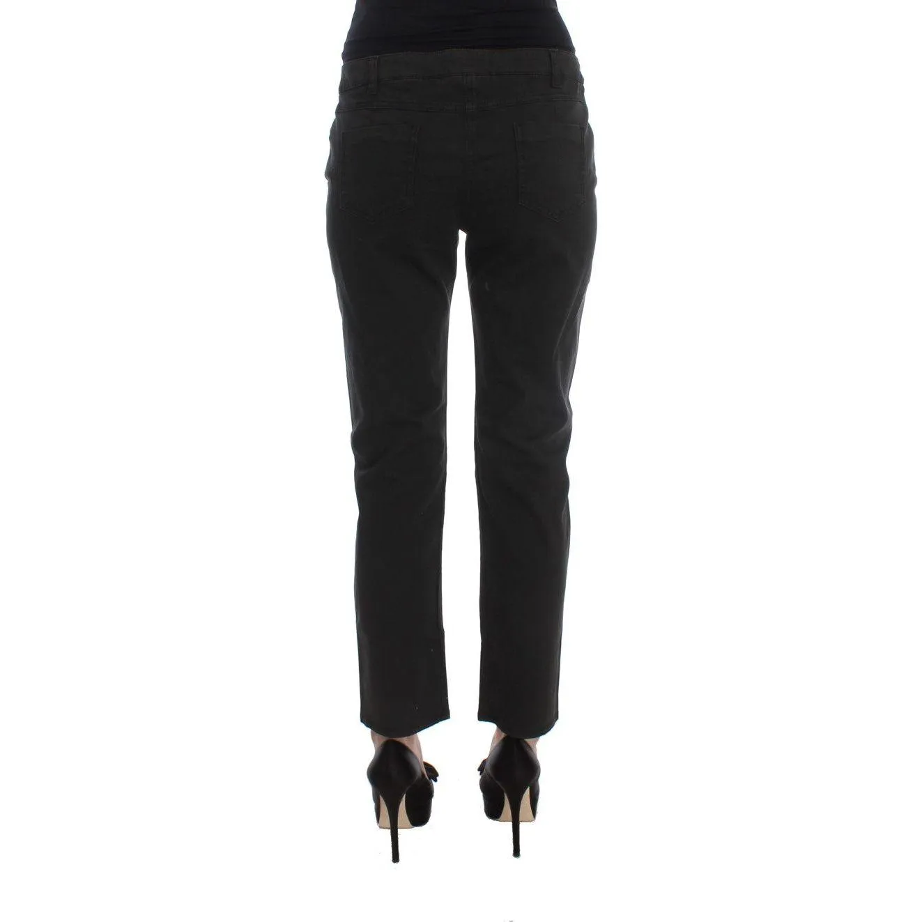 Costume National Chic Black Regular Fit Denim Jeans