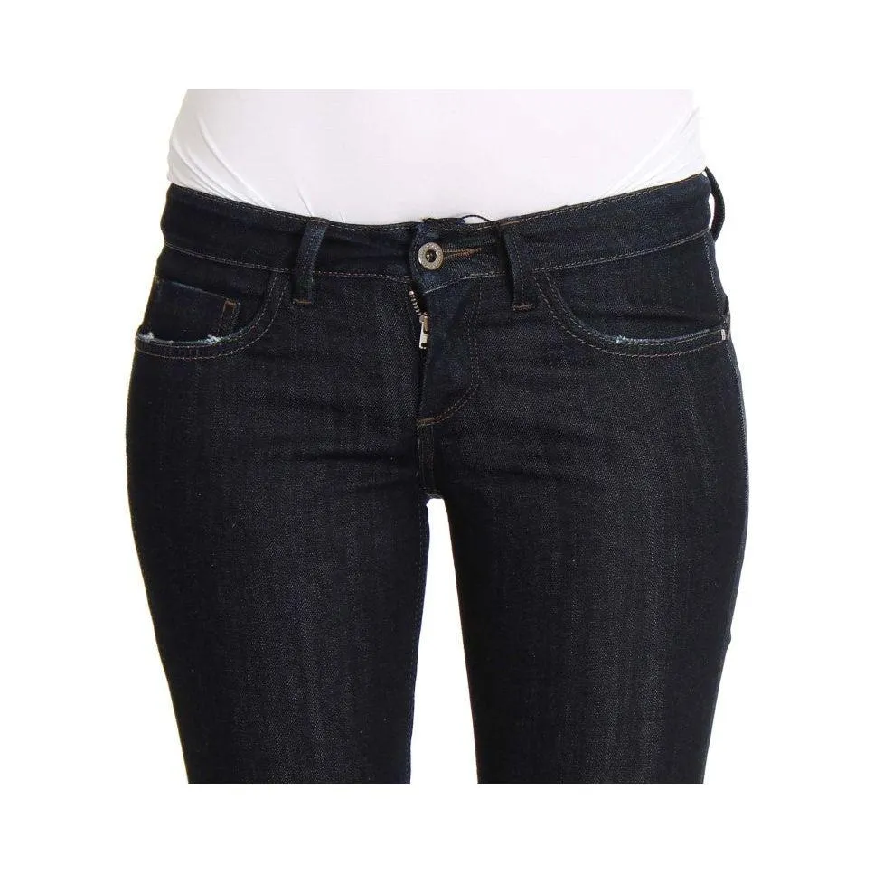 Costume National Chic Slim Fit Skinny Blue Jeans