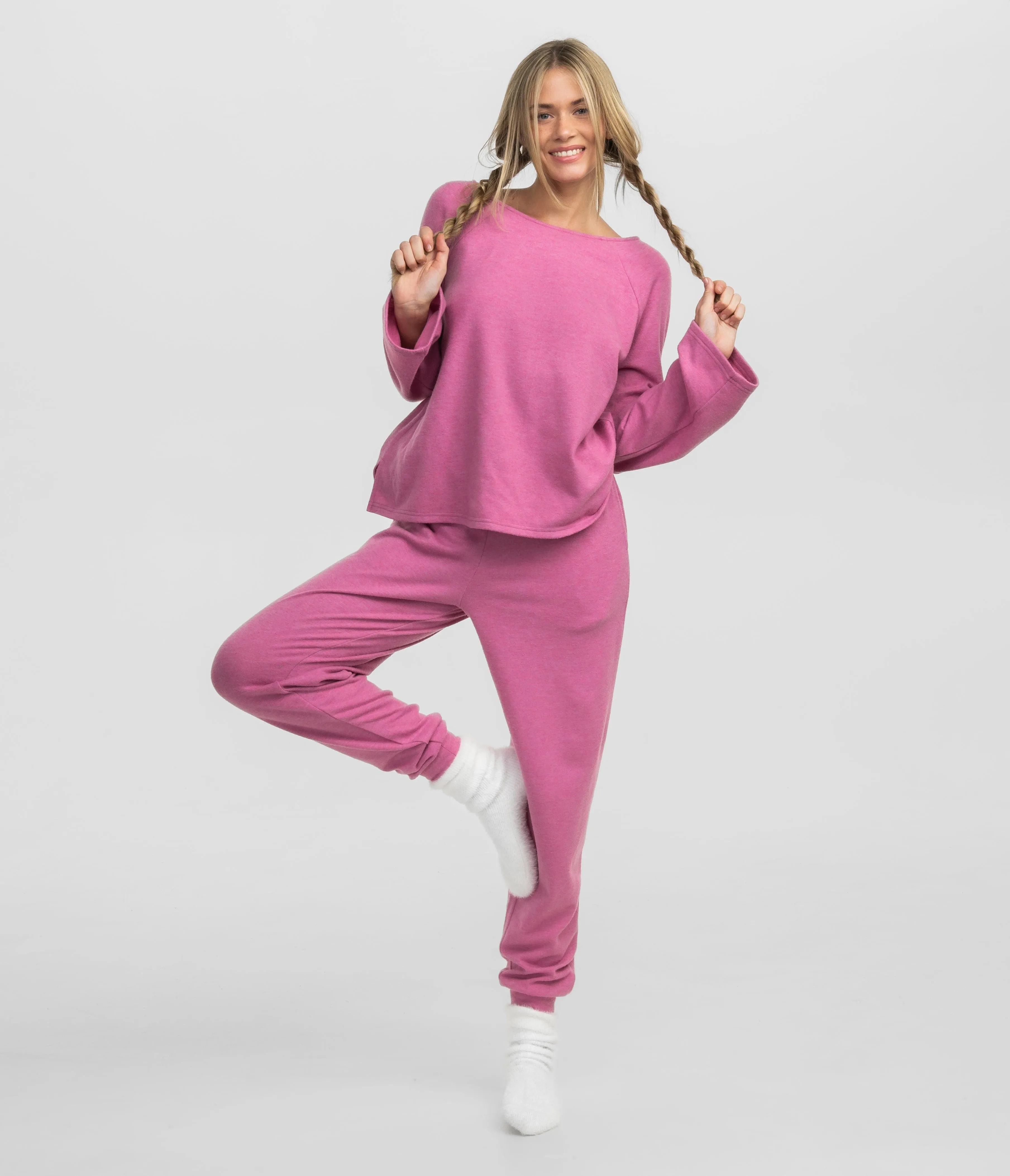 Cozy Cloud Joggers - Moonlite Mauve