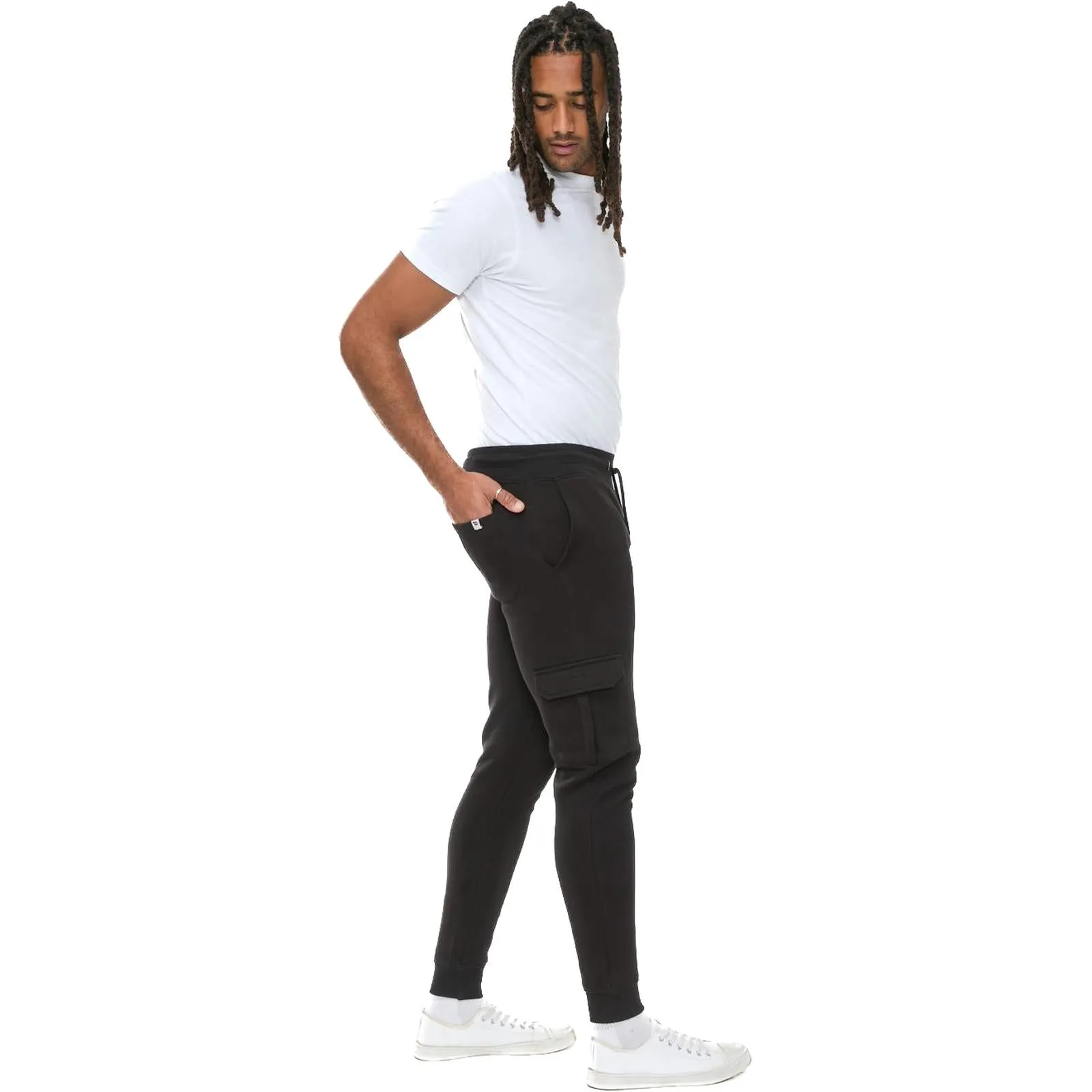 D555 Mens Tilden Big & Tall Cargo Pocket Joggers