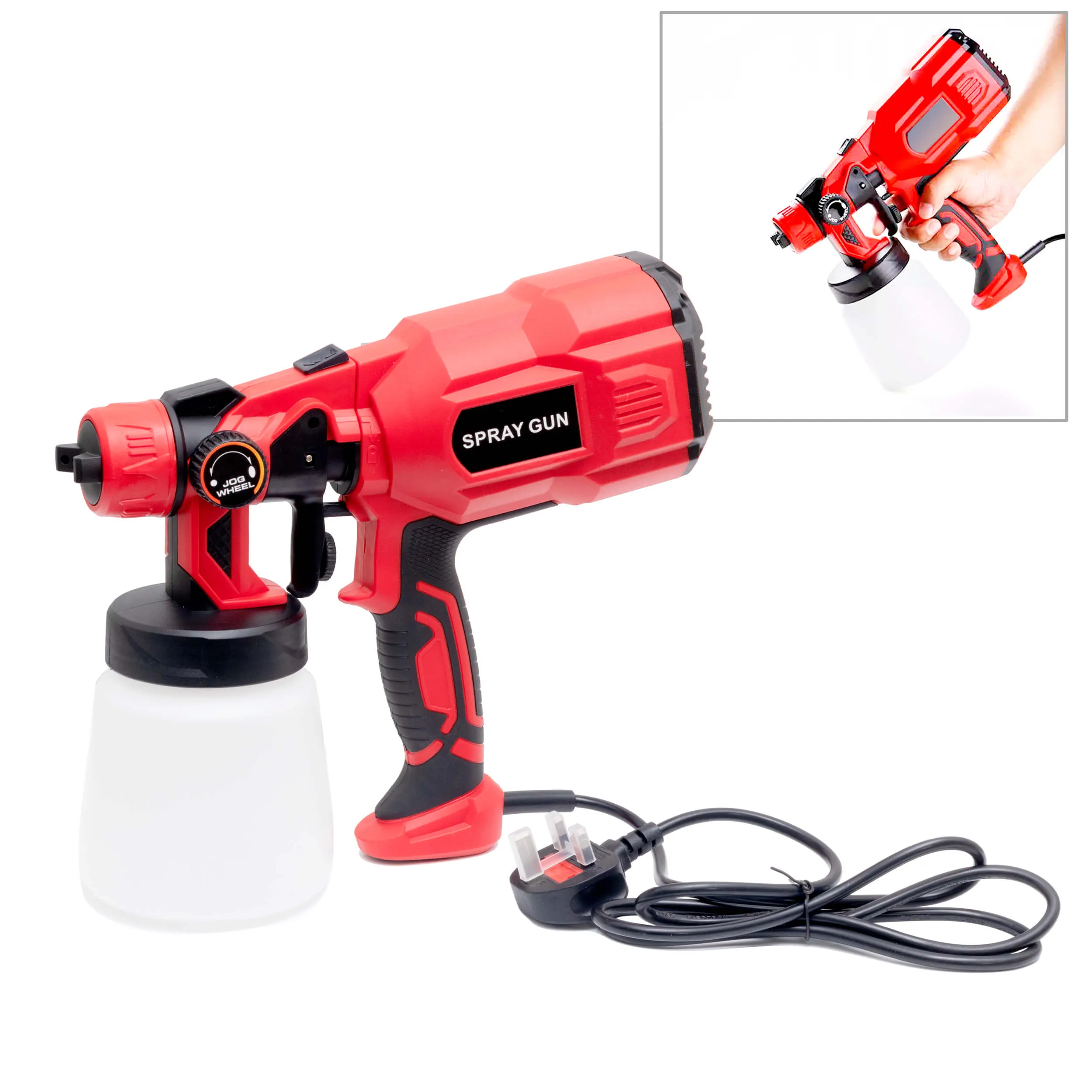 DIY Electric Handheld Water-Based Paint Sprayer Gun Kit - CLEARANCE