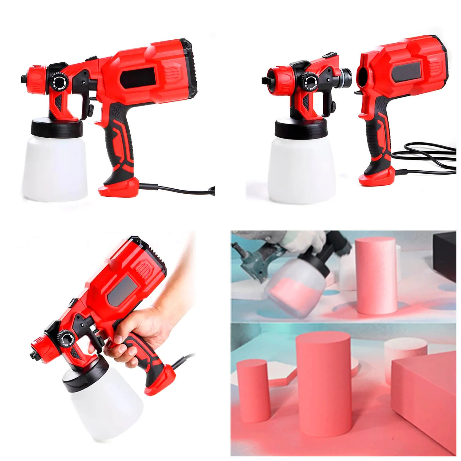 DIY Electric Handheld Water-Based Paint Sprayer Gun Kit - CLEARANCE