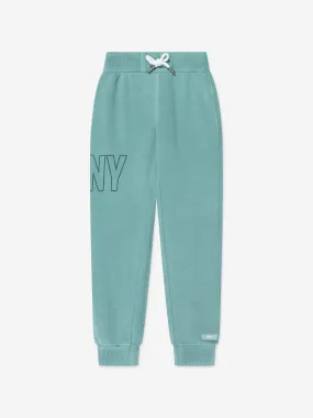 DKNY Kids Logo Joggers in Turquoise