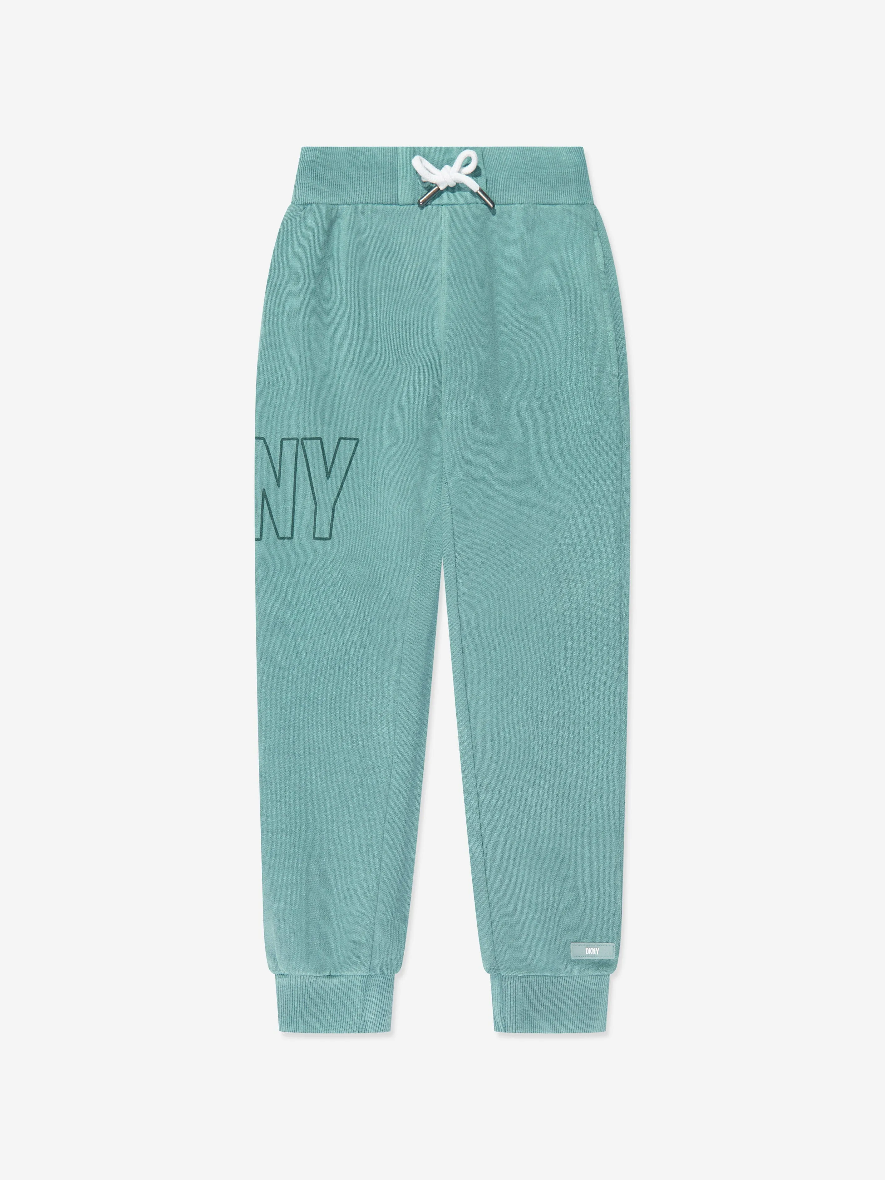 DKNY Kids Logo Joggers in Turquoise