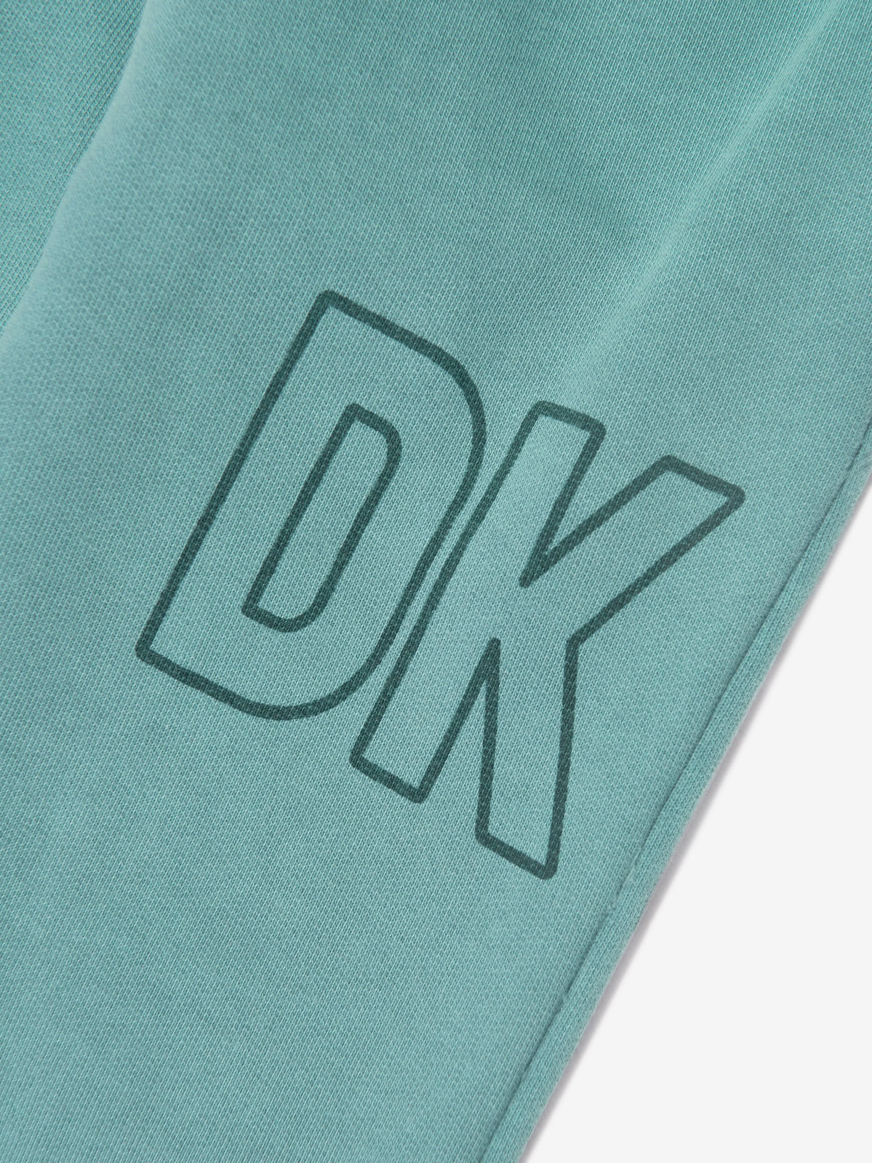 DKNY Kids Logo Joggers in Turquoise