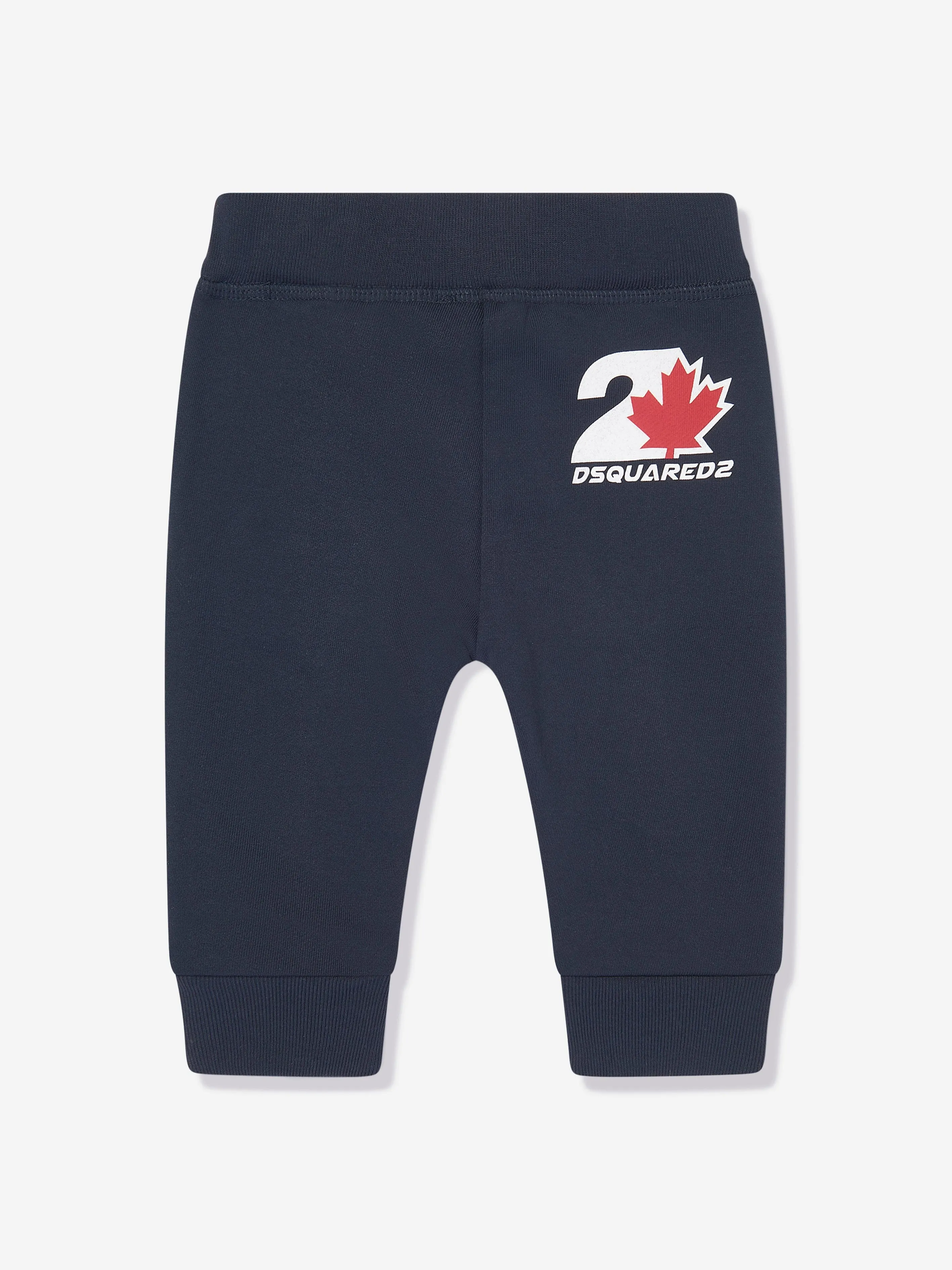 Dsquared2 Baby Maple Leaf Logo Joggers in Navy