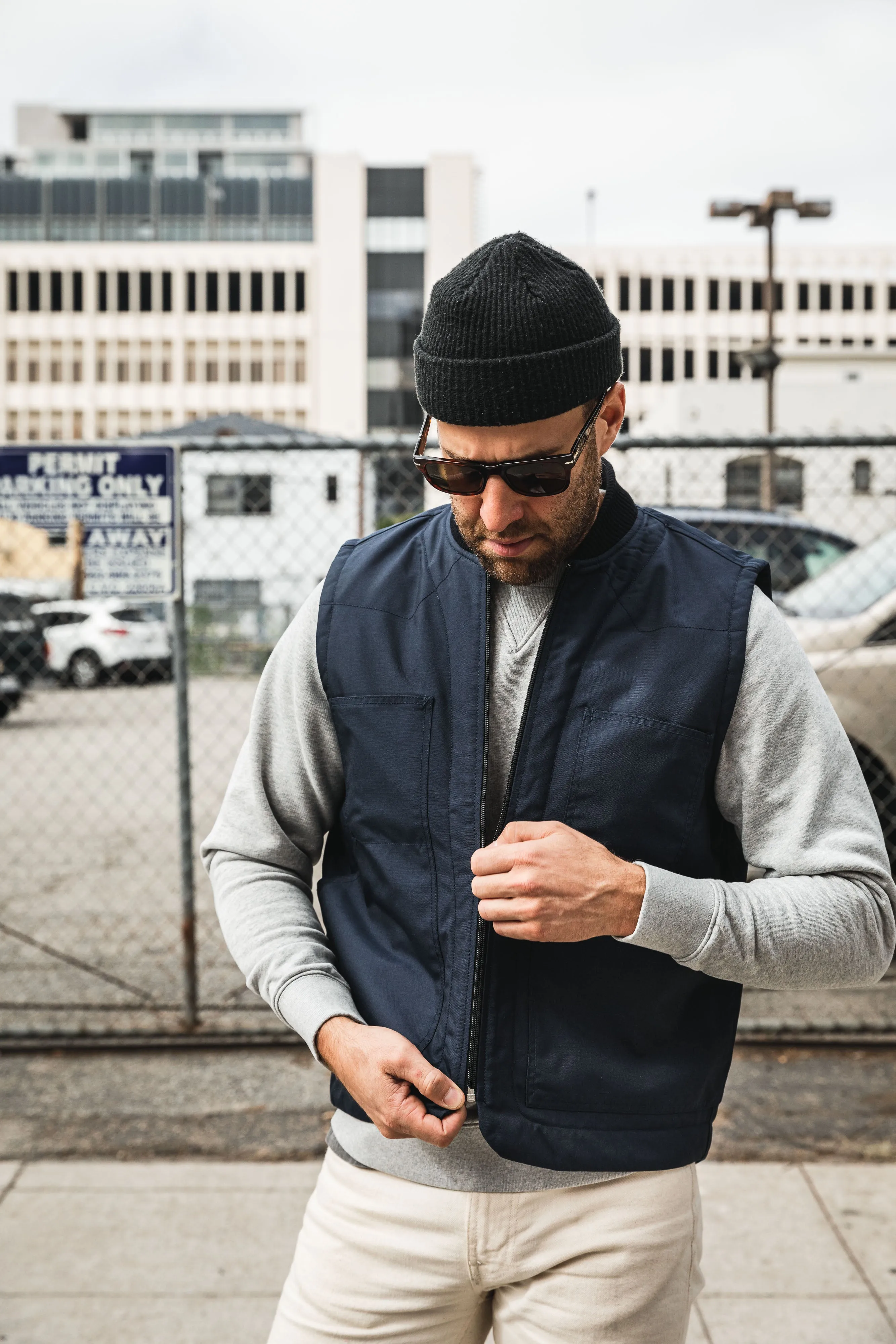 Eat Dust - Frosthammer Vest - Navy Blue