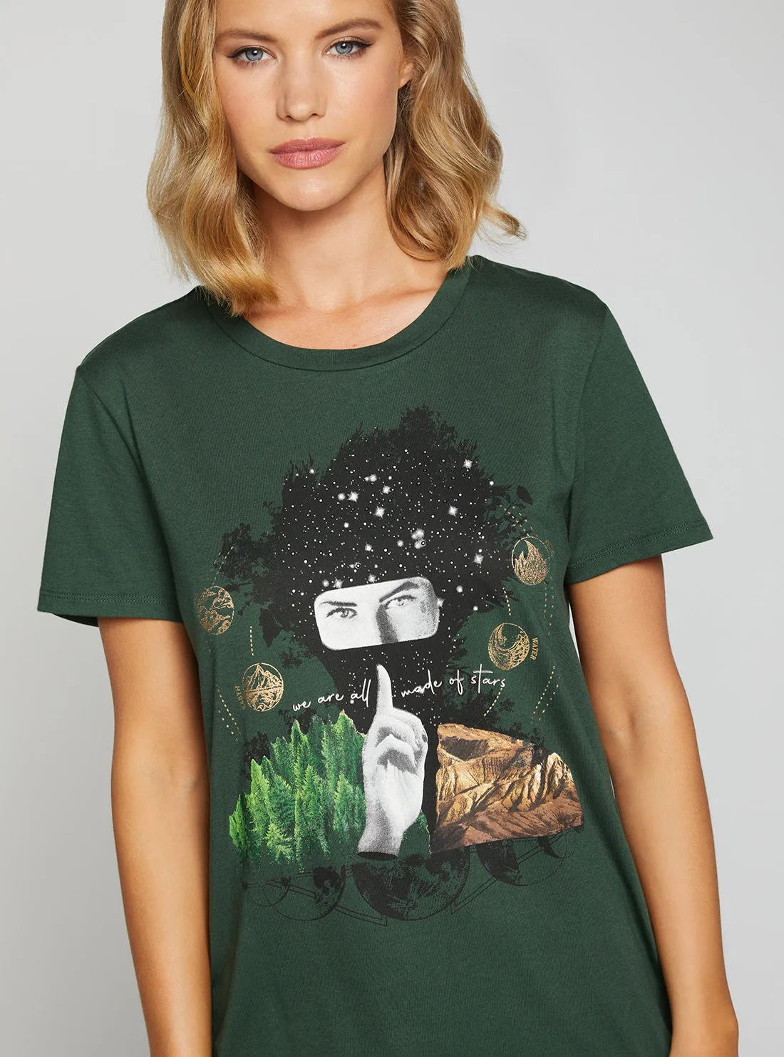 Eco Green Made Of Stars T-Shirt