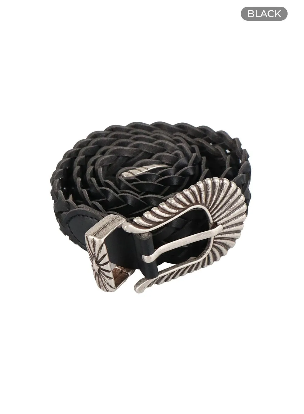 Faux Leather Twist Belt CY414