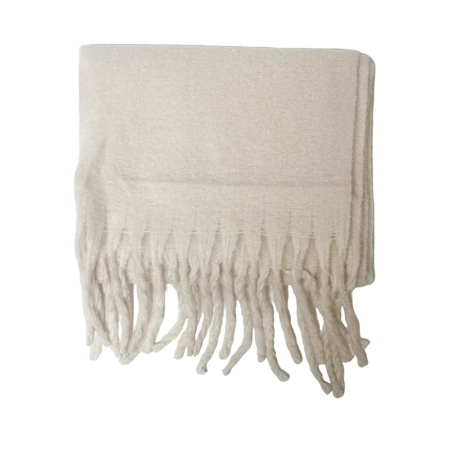 FLOOF Women's Plush Blanket Scarf in Cream