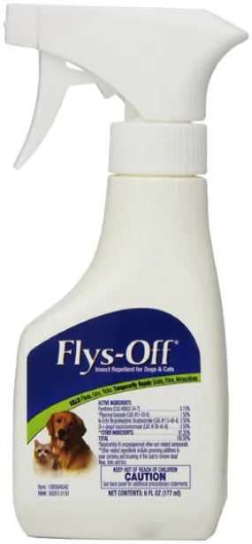 FLYS-OFF - Mist Insect Repellent for Dogs and Cats - 6 fl. oz. (177 ml)