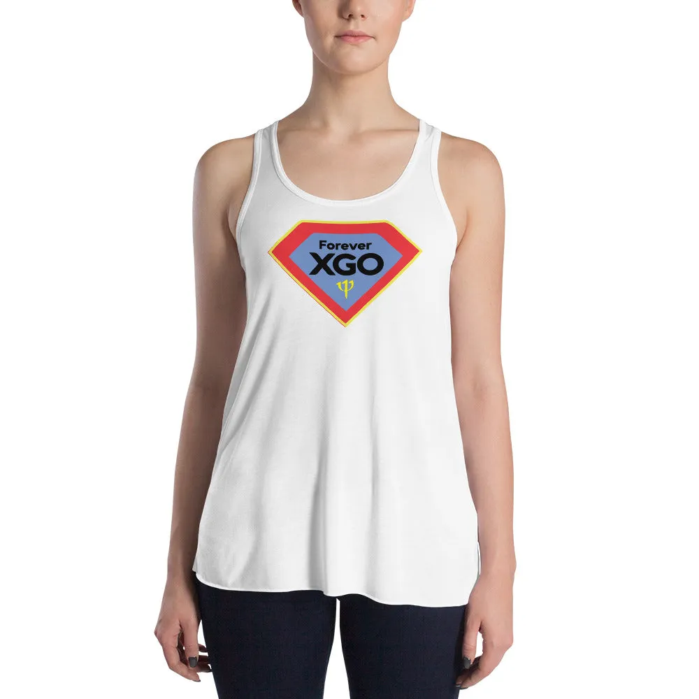 Forever XGO Ladies Flowy Tank Club Med shirt by Bella   Canvas- Racerback Tank